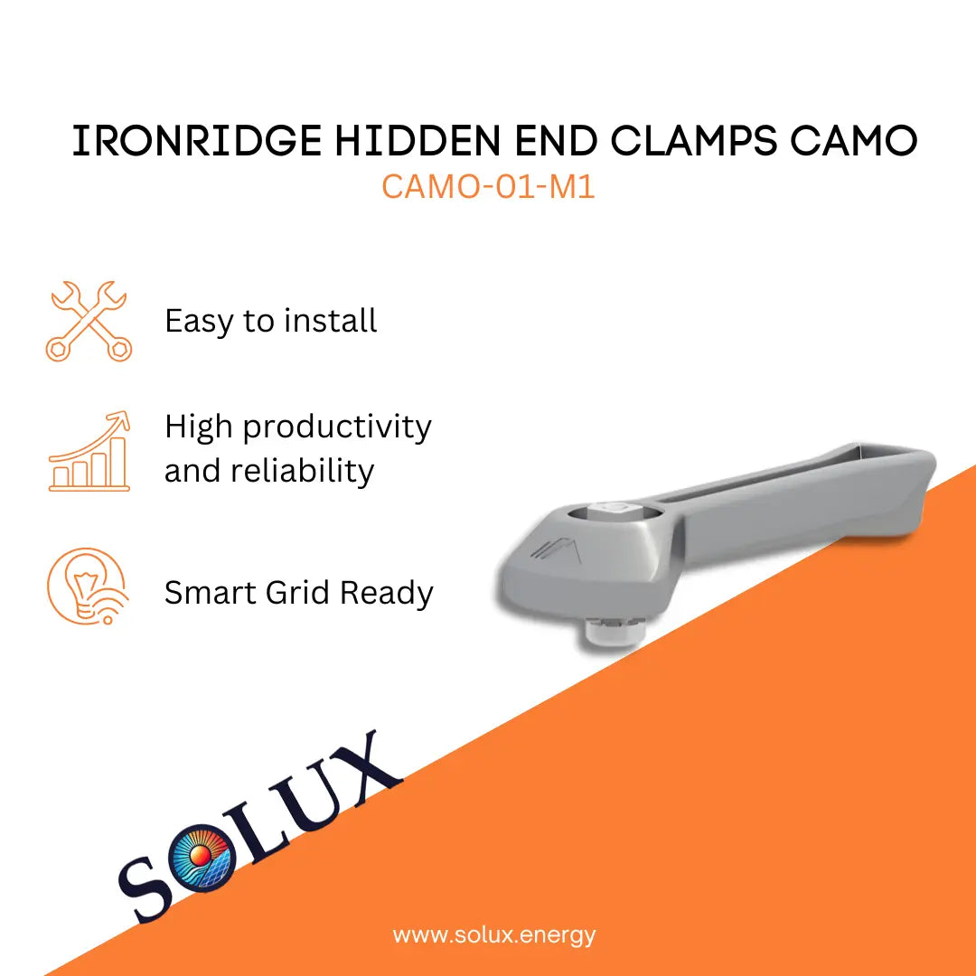 This is an image of IronRidge Camo End Clamp Hidden